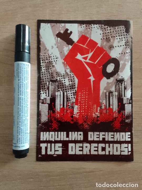 Pegatinas de colecci&oacute;n: Pegatina Inquilina defiende tus derechos