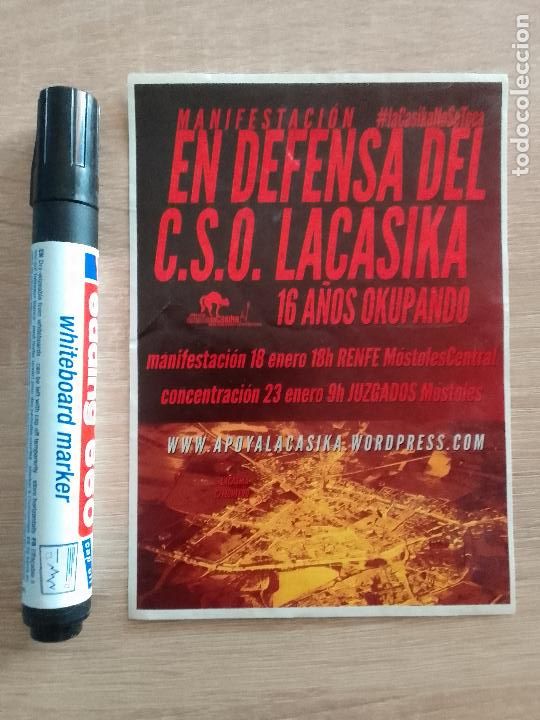 Pegatinas de colecci&oacute;n: Pegatina En defenda del CSO La Casika