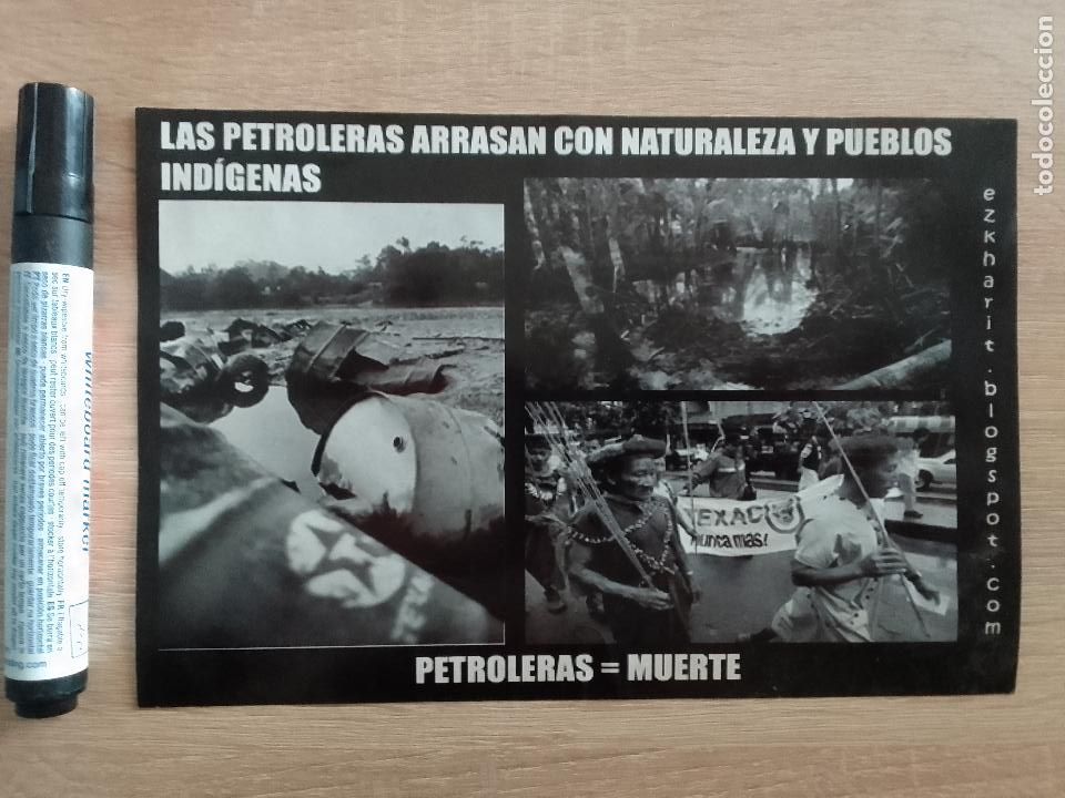 Pegatinas de colecci&oacute;n: Pegatina petroleras = muerte