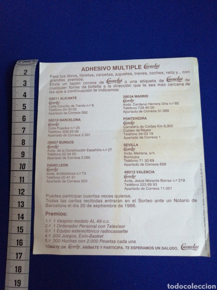 Pegatinas de colecci&oacute;n: CACAOLAT PEGATINA - Foto 2