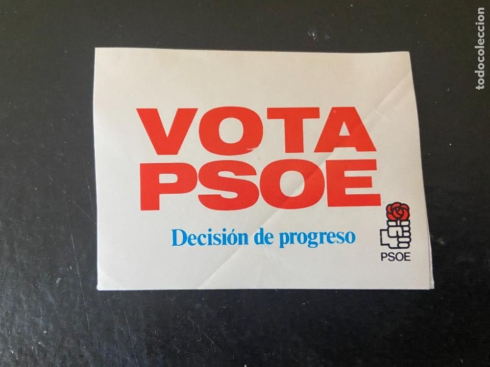 Collection stickers: pegatina vota psoe