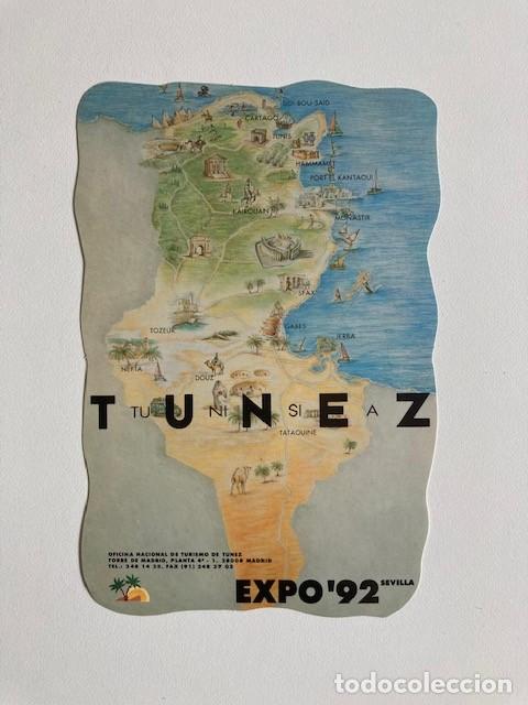 Pegatinas de colecci&oacute;n: PEGATINA TUNEZ EXPO'92
