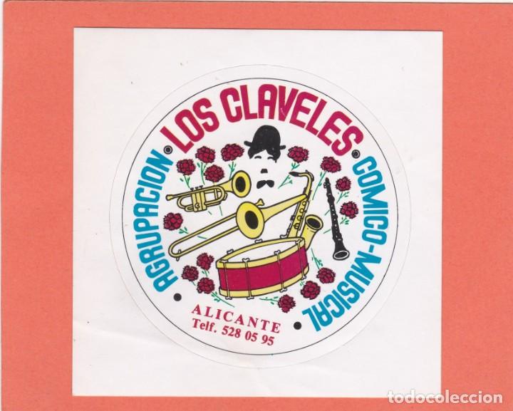 Pegatinas de colecci&oacute;n: PEGATINA AGRUPACION LOS CLAVELES COMICO-MUSICAL (ALICANTE)