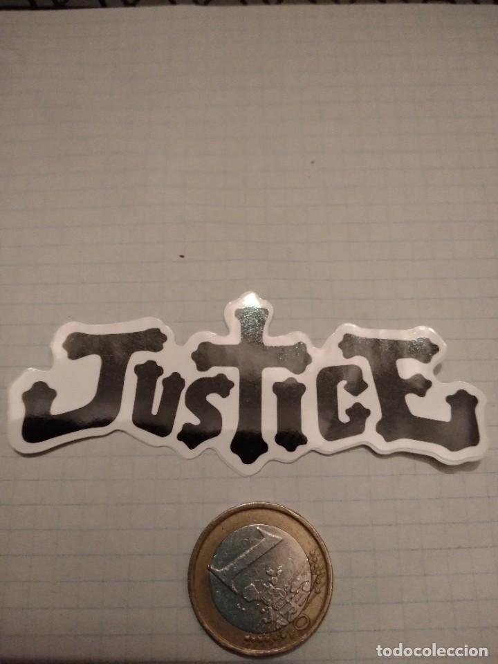 Pegatinas de colecci&oacute;n: PEGATINA STIVKER-JUSTICE-MUSICA-