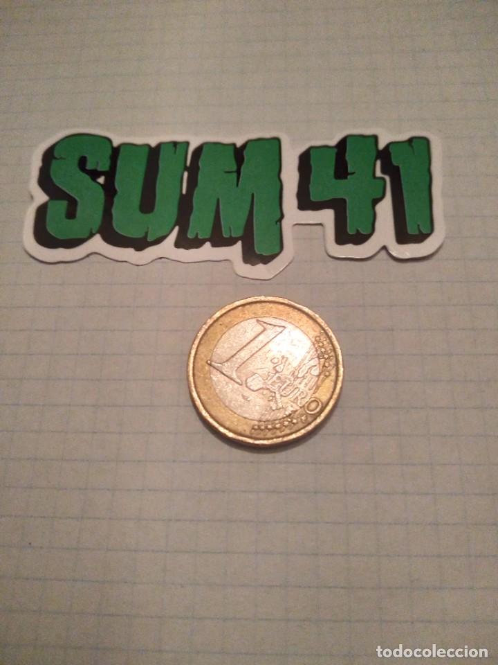 Pegatinas de colecci&oacute;n: PEGATINA STICKER-SUM 41-ROCK-MUSICA-
