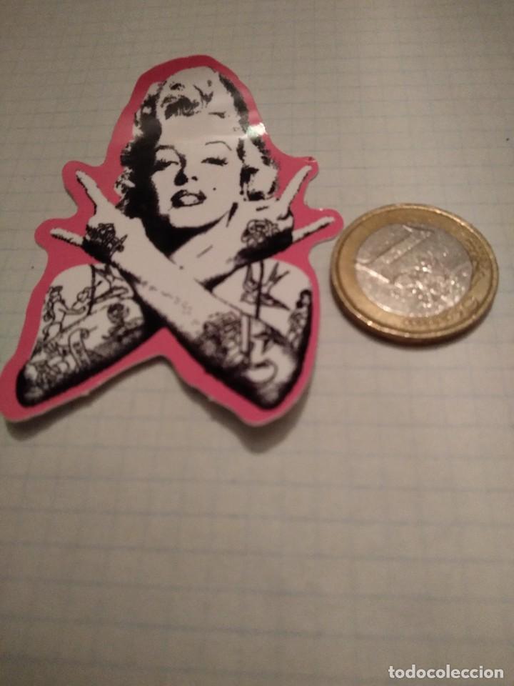 Pegatinas de colecci&oacute;n: PEGATINA STICKER-MARYLIN MONROE-MUSICA-CINE-