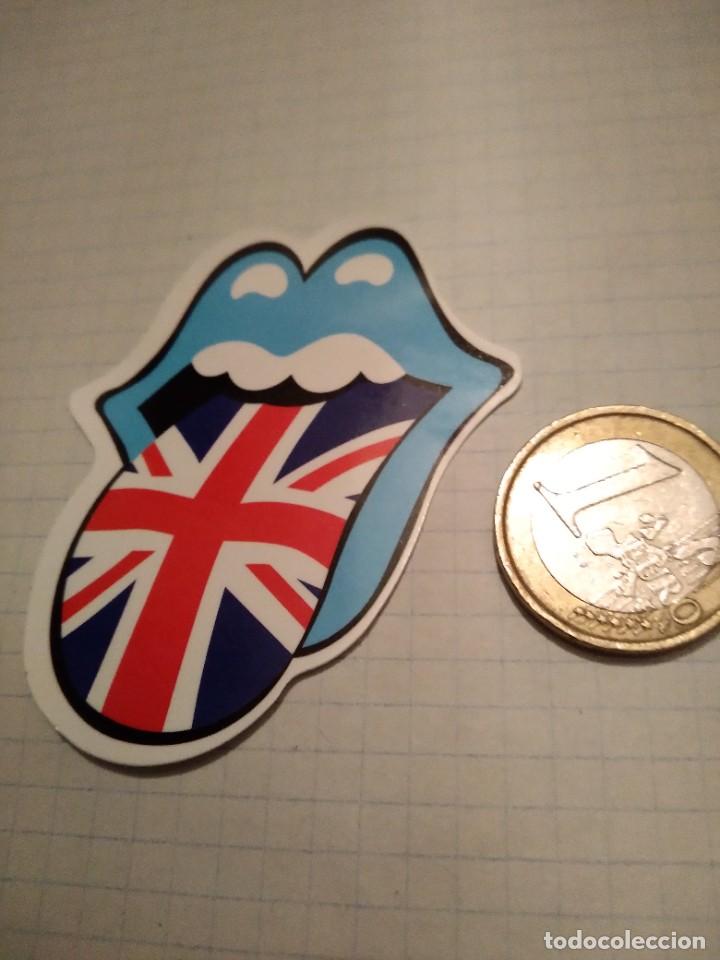Pegatinas de colecci&oacute;n: PEGATINA STICKER-ROLLING STONES-BANDRRAUK ROCK-MUSICA
