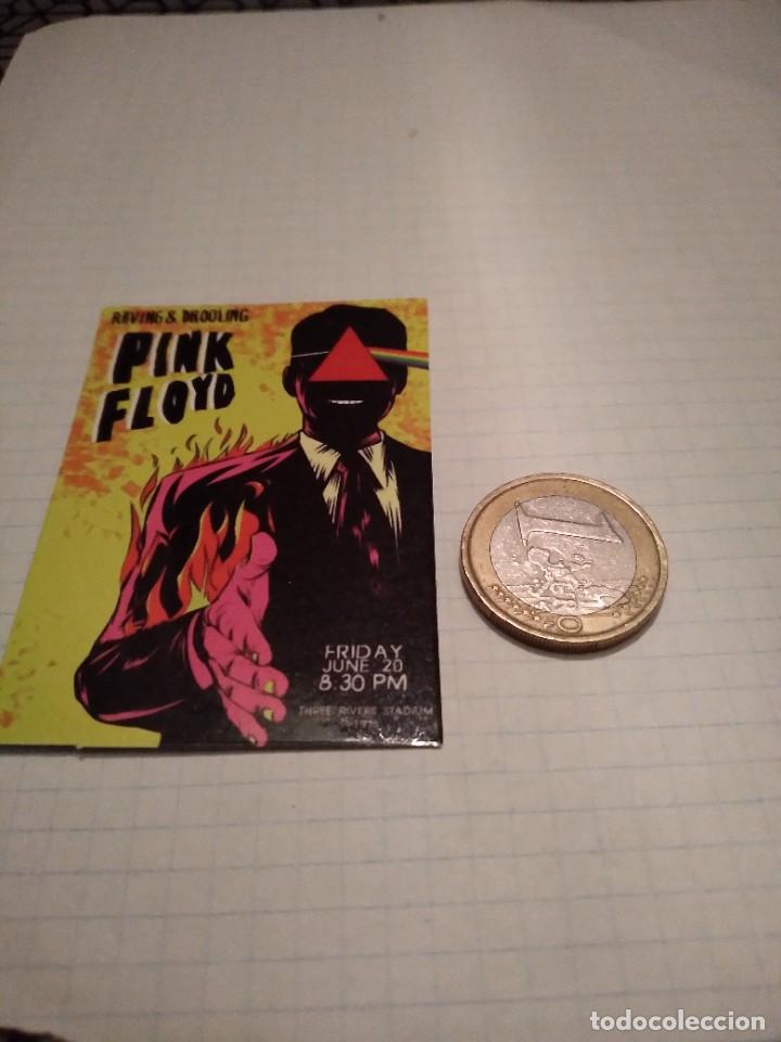 Collection stickers: PEGATINA STICKER 6X8CM-PINK FLIYD-RAVING & DROOLING-FRIDQY JUNE 20 8:30PM-THREE RIVERS STADIO 1975-R