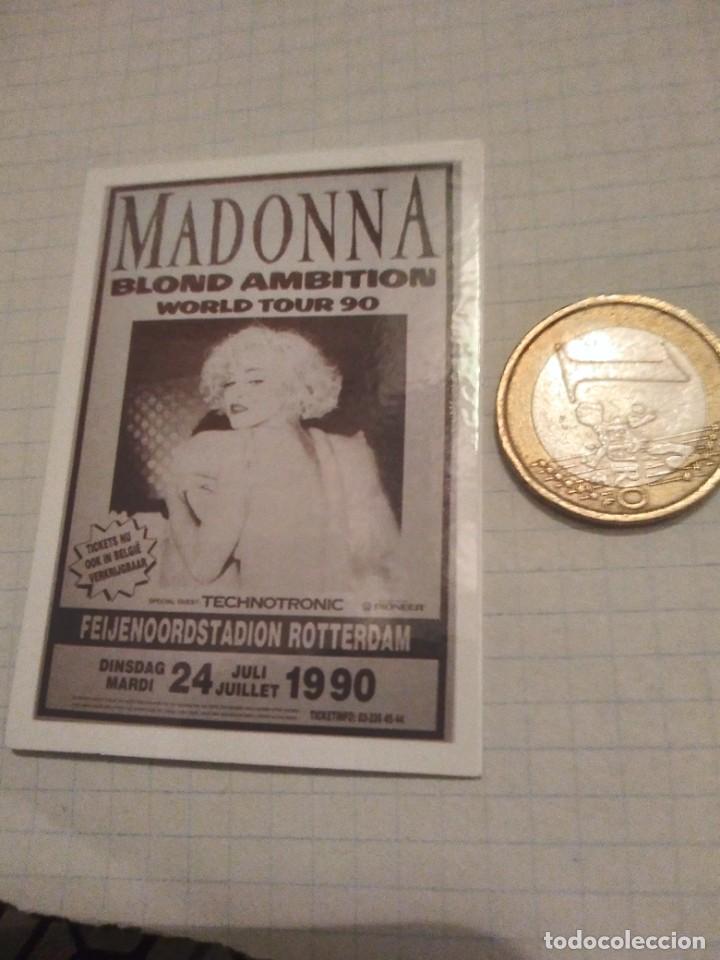 Pegatinas de colecci&oacute;n: PEGATINA STICKER 6X8CM-MADONNA-BLOND AMBITION-WORLD TOUR 90-POP-MUSICA-