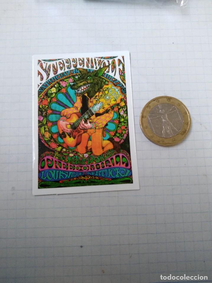 Pegatinas de colecci&oacute;n: PEGATINA STICKER-6X8CM-STEPPENWOLF-ROCK-MUSICA-