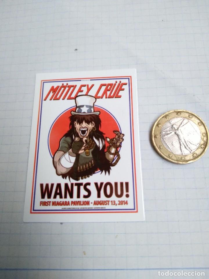 Pegatinas de colecci&oacute;n: PEGATINA STICKER 6X8CM-M&Ouml;TLEY CR&Uuml;E-WANTS YOU!-ROCK-MUSICA-