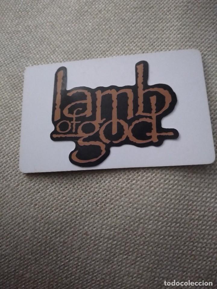 Pegatinas de colecci&oacute;n: PEGATINA STICKER-LAMB OF GOD-TRASH HARDCORE-MUSICA-