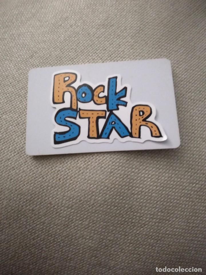Pegatinas de colecci&oacute;n: PEGATINA STICKER-LETRAS ROCK STAR-MUSICA-