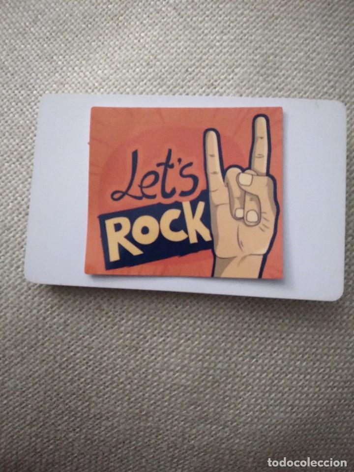 Pegatinas de colecci&oacute;n: PEGATINA STICKER-MANO CUERNOS-VAMOS A ROCKEAR-MUSICA- A