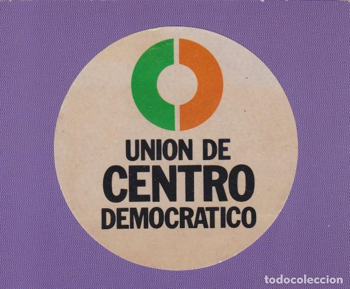 Pegatinas de colecci&oacute;n: PEGATINA UNION DE CENTRO DEMOCRATICO - Foto 1