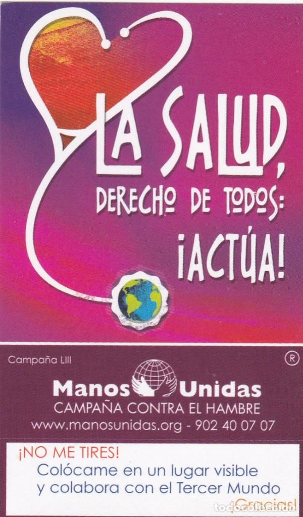 Sammlung von Aufklebern: PEGATINA MANOS UNIDAS 2012