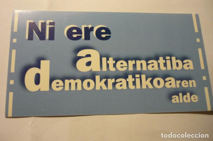 Pegatinas de colecci&oacute;n: pegatina politica vasca ni ere