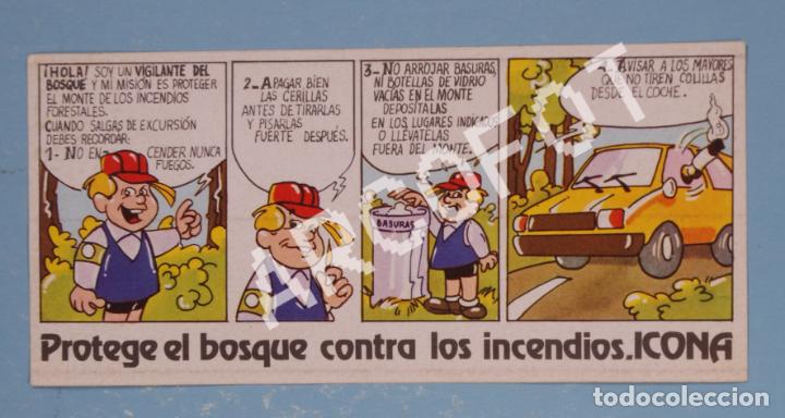 Pegatinas de colecci&oacute;n: PEGATINA - ICONA - PROTEGE EL BOSQUE CONTRA LOS INCENDIOS