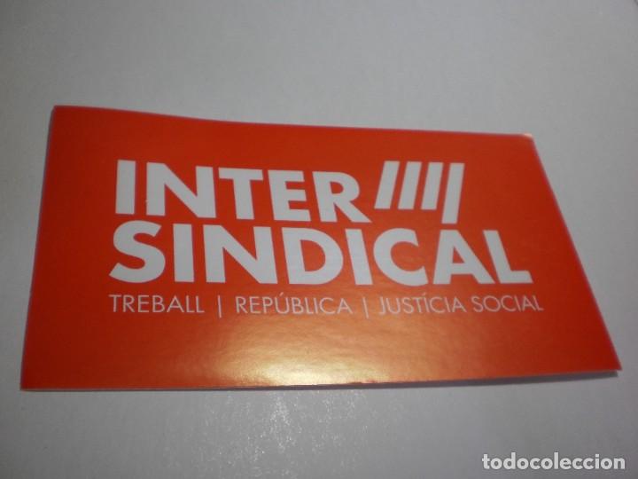 Autocolantes de cole&ccedil;&atilde;o: pegatina IAC (Intersindical Alternativa de Catalunya 2022