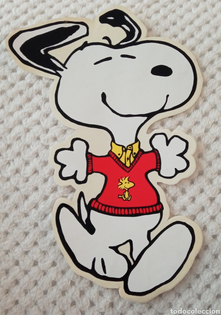 Pegatinas de colecci&oacute;n: Pegatina Snoopy. A&ntilde;os 80