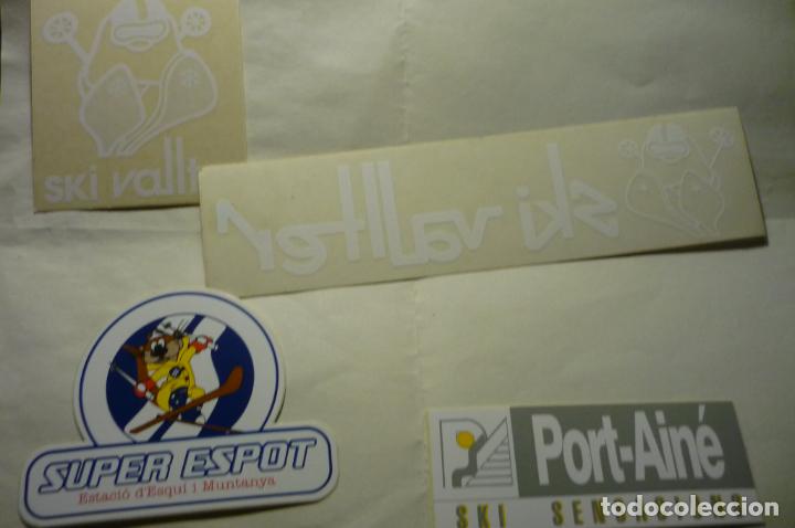 Pegatinas de colecci&oacute;n: lote pegatinas estaciones esqui