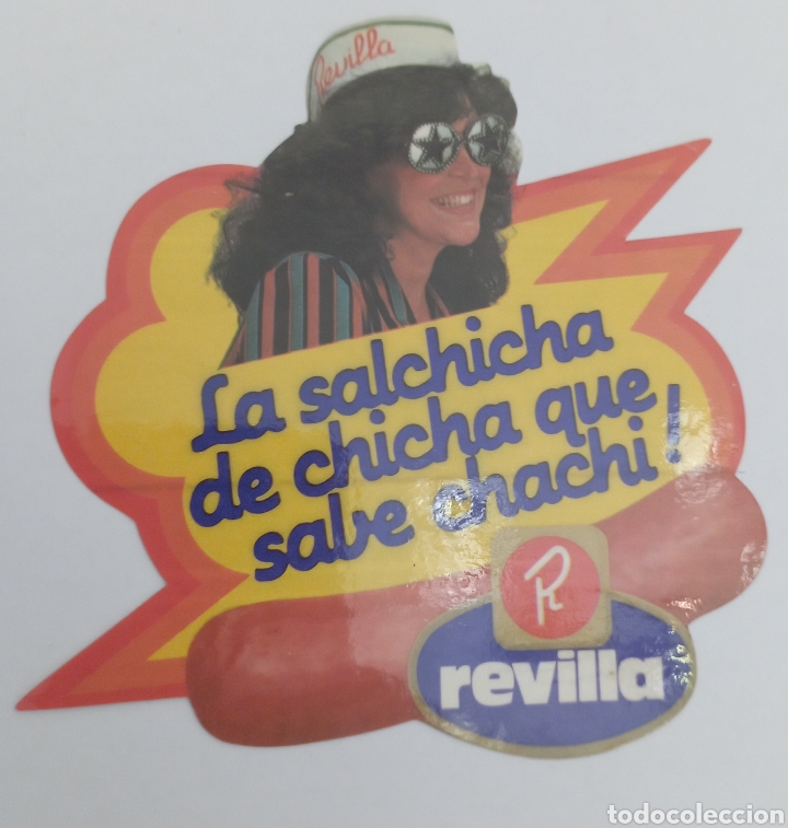 Sammlung von Aufklebern: PEGATINA PROMOCIONAL SALCHICHA REVILLA A&Ntilde;OS 80