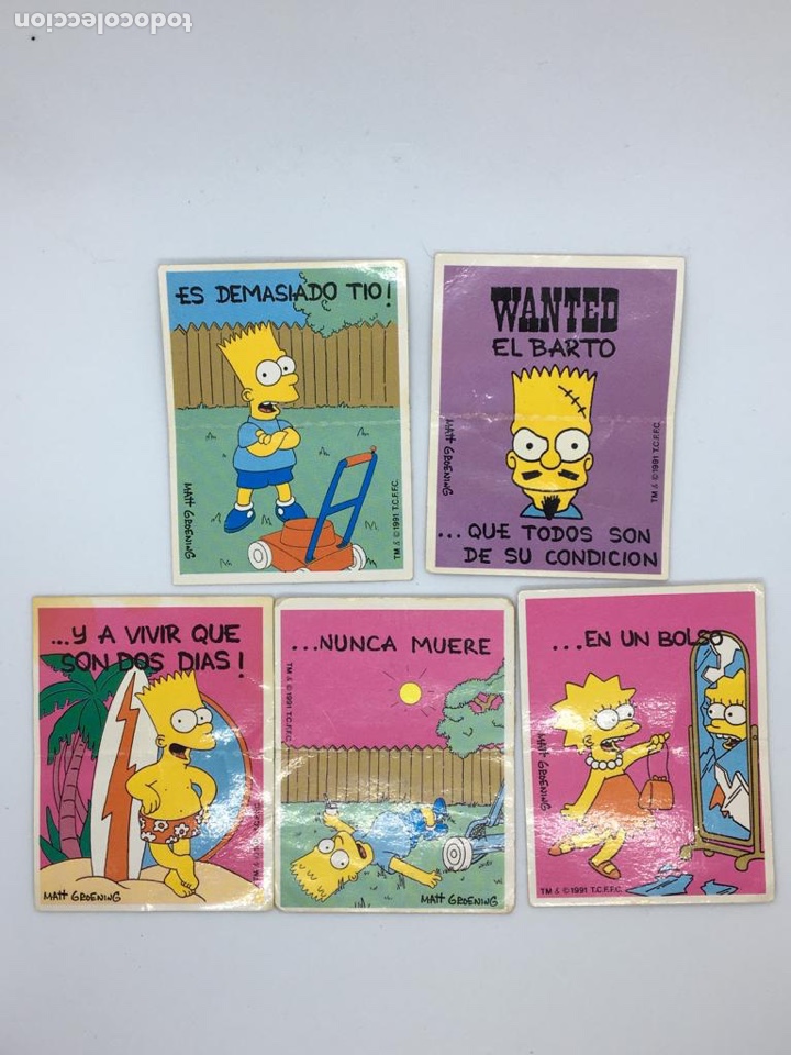 Pegatinas de colecci&oacute;n: Bollycao - Los Simpsons