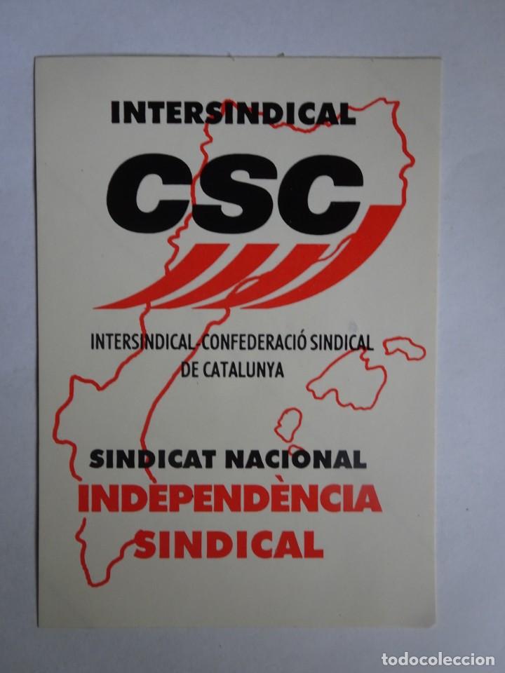 Adesivi di collezione: PEGATINA, INTERSINDICAL CSC , VER FOTOS