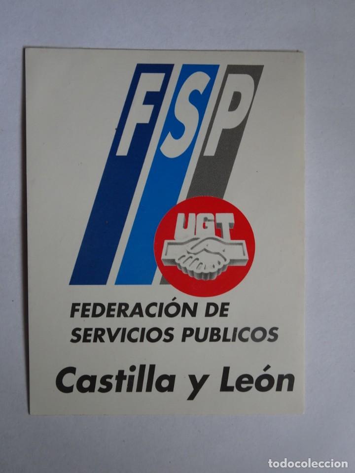 Adesivi di collezione: PEGATINA, UGT, FSP, CASTILLA Y LEON, VER FOTOS