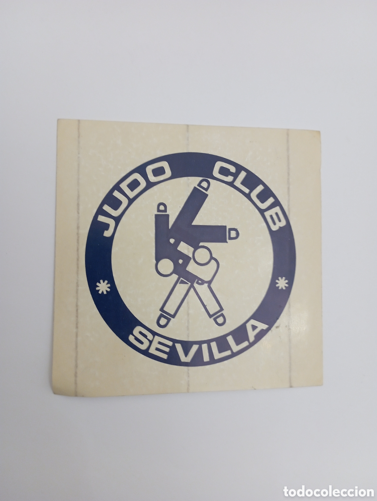 Autocollants de collection: PEGATINA PROMOCIONAL JUDO CLUB SEVILLA A&Ntilde;OS 80