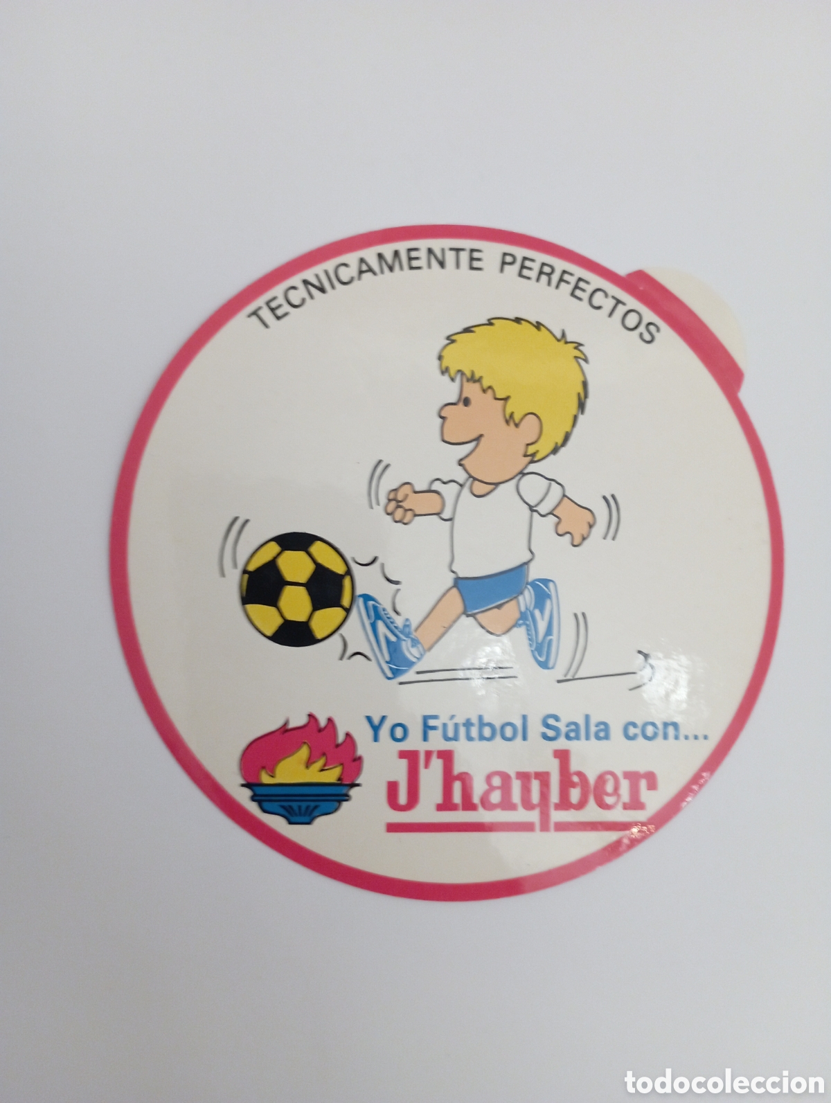 Autocollants de collection: PEGATINA PROMOCIONAL A&Ntilde;OS 80 J'HAYBER FUTBOL SALA
