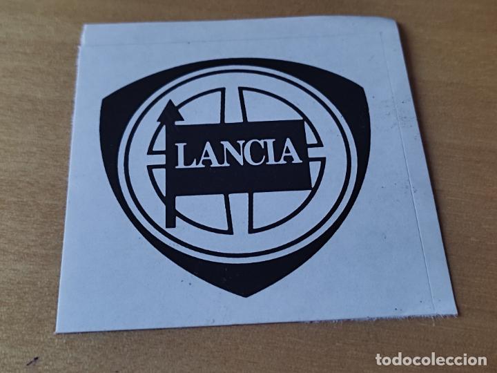Pegatinas de colecci&oacute;n: LANCIA ADHESIVO ANTIGUO DORSO PAPEL ADESTOR 6,5 CM ORIGINAL AUTOMOVILISMO