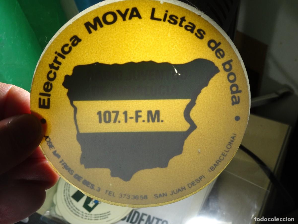 Pegatinas de colecci&oacute;n: ADHESIVO PEGATINA, EL&Eacute;CTRICA MOYA LISTAS DE BODA, INVERTIDA PARA CRISTAL ,VER FOTOS