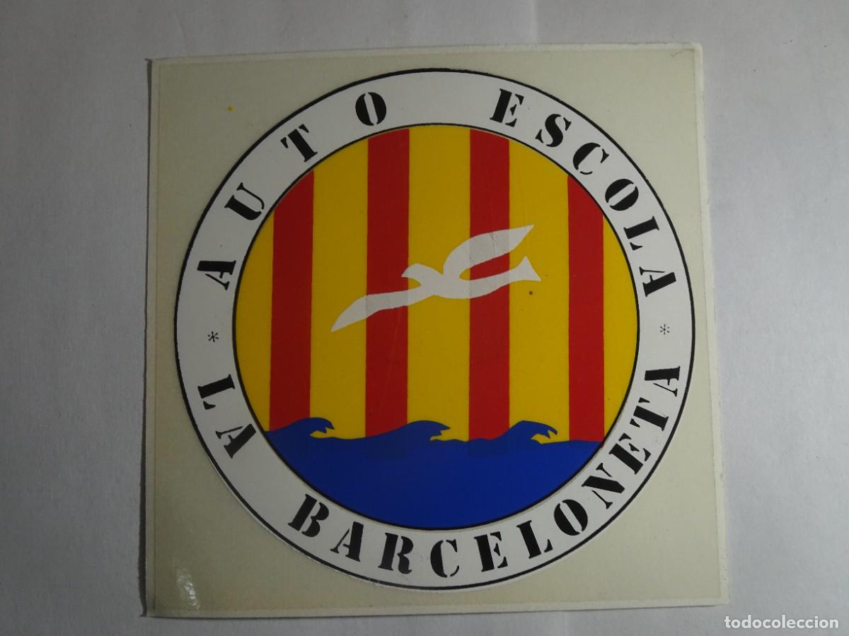 Pegatinas de colecci&oacute;n: ADHESIVO PEGATINA ,AUTOESCOLA BARCELONETA, VER FOTOS
