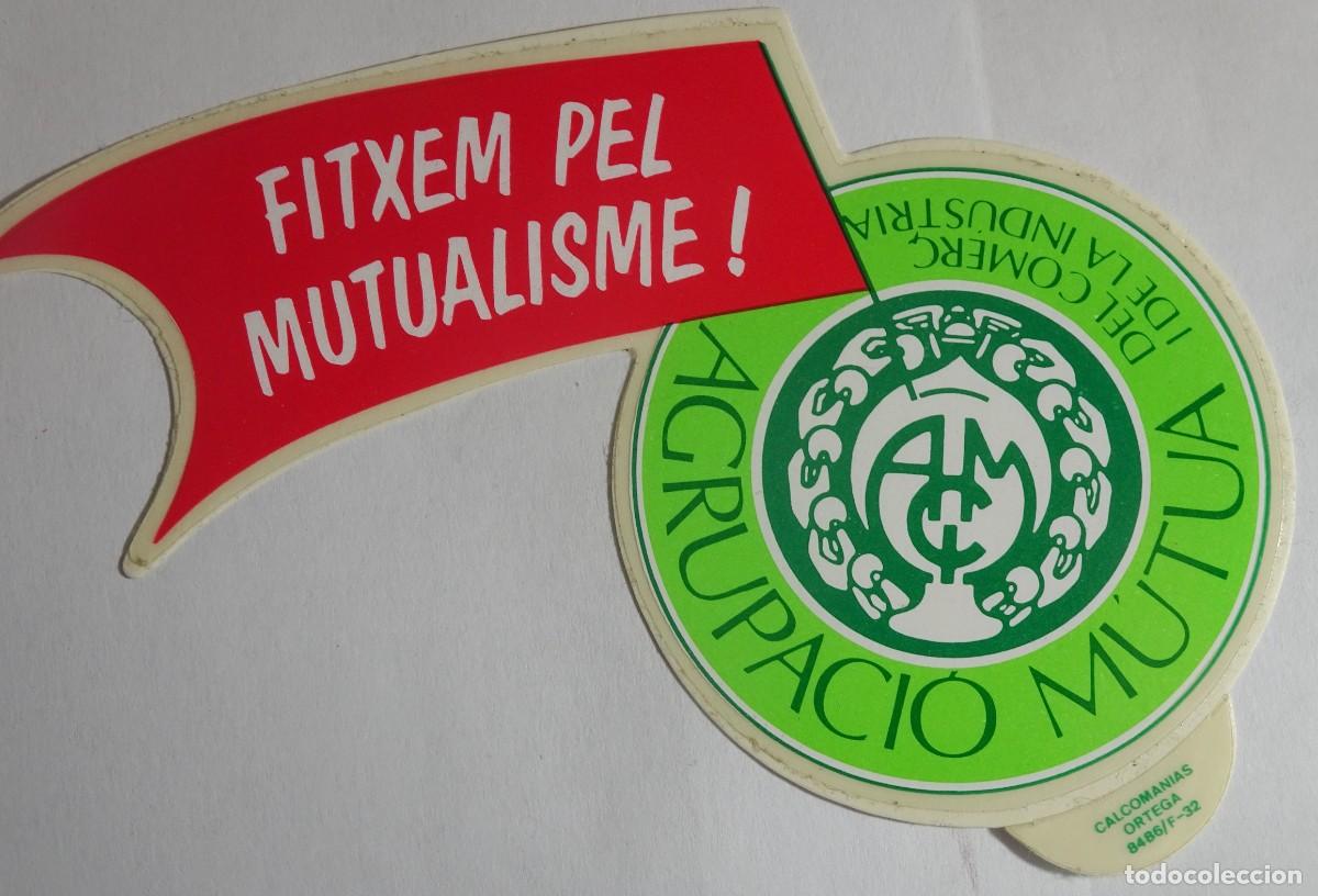 Adesivi di collezione: ADHESIVO PEGATINA, SEGUROS , AGRUPACI&Oacute; MUTUA, VER FOTOS