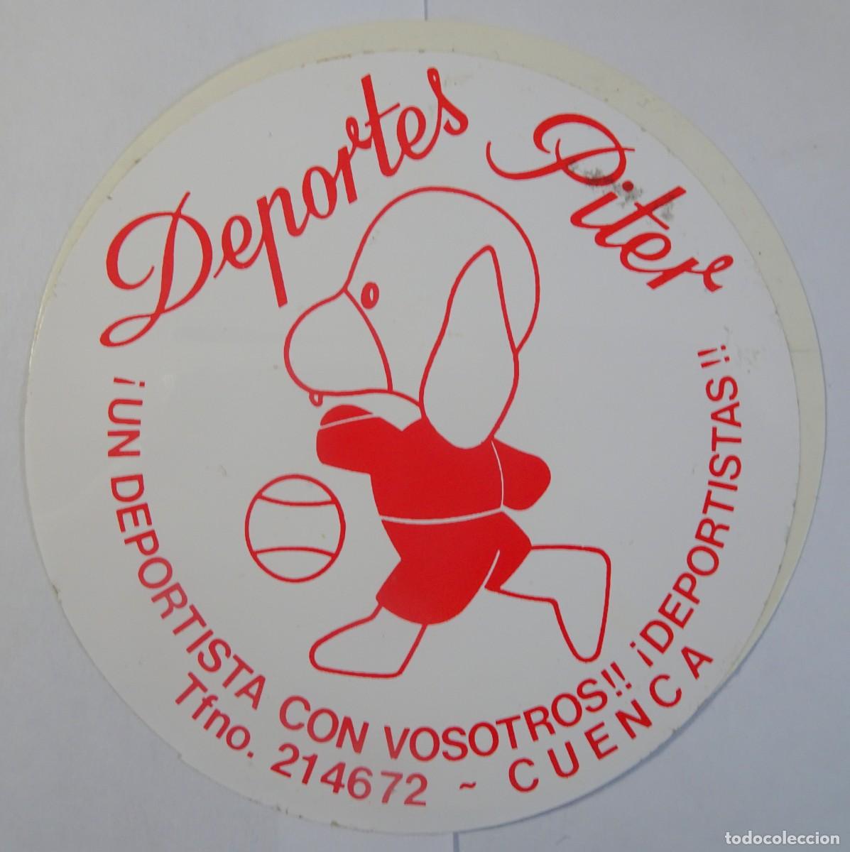 Adesivi di collezione: ADHESIVO PEGATINA ,DEPORTES PITER, CUENCA, VER FOTOS