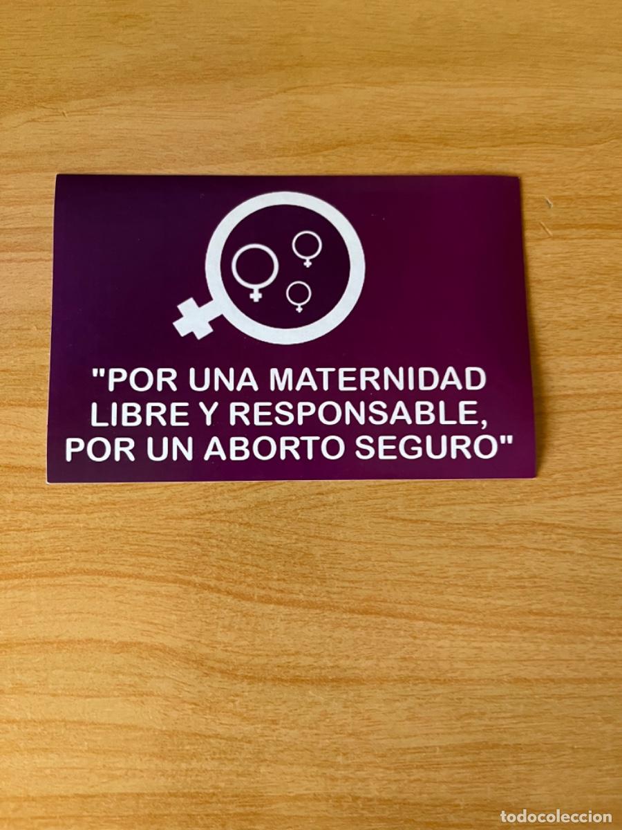Pegatinas de colecci&oacute;n: Pegatina pol&iacute;tica feminista Zaragoza