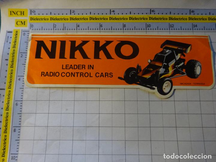 Sammlung von Aufklebern: PEGATINA DE JUGUETES. COCHES RADIO CONTROL NIKKO. 91