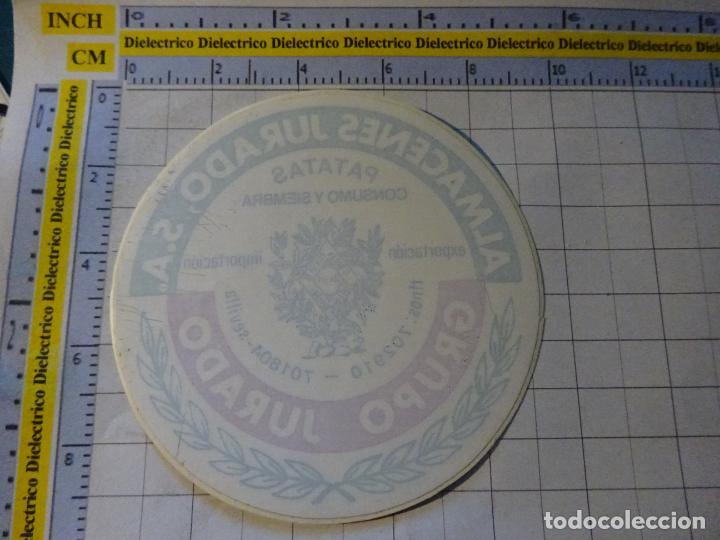 Pegatinas de colecci&oacute;n: PEGATINA DE PATATAS SIEMNRA Y CONSUMO GRUPO JURADO. 92