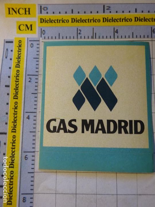 Collection stickers: PEGATINA DE GAS MADRID. 96