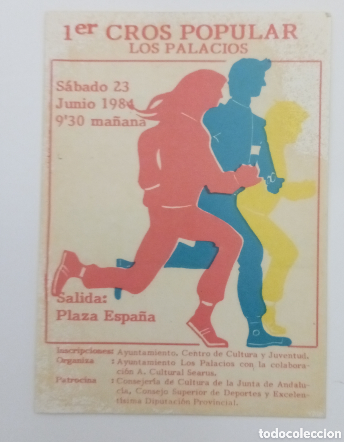 Autocollants de collection: PEGATINA ADHESIVA PROMOCIONAL CROSS POPULAR LOS PALACIOS SEVILLA 84 1984