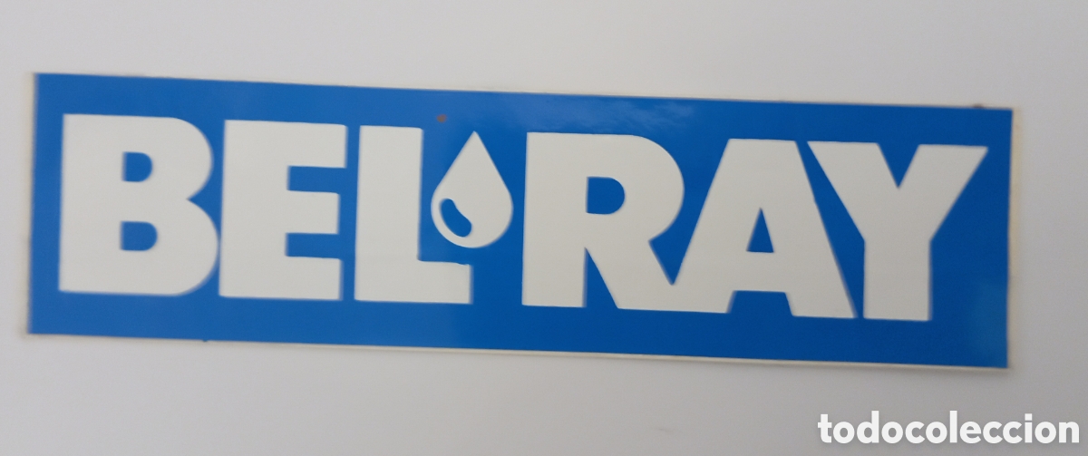 Autocollants de collection: PEGATINA PROMOCIONAL BEL-RAY A&Ntilde;OS 80