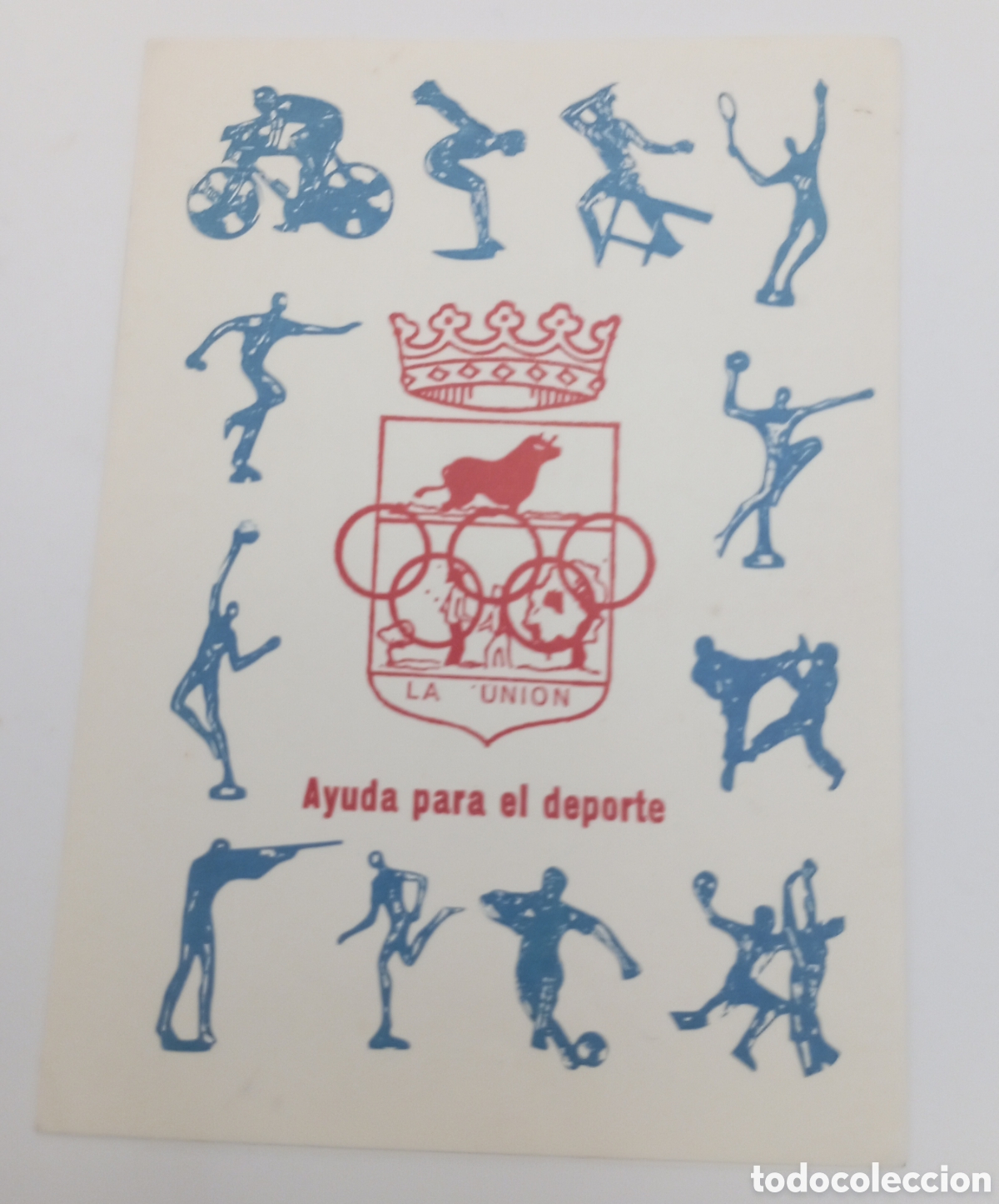 Adesivi di collezione: PEGATINA PROMOCIONAL DEPORTES LA UNION A&Ntilde;OS 80