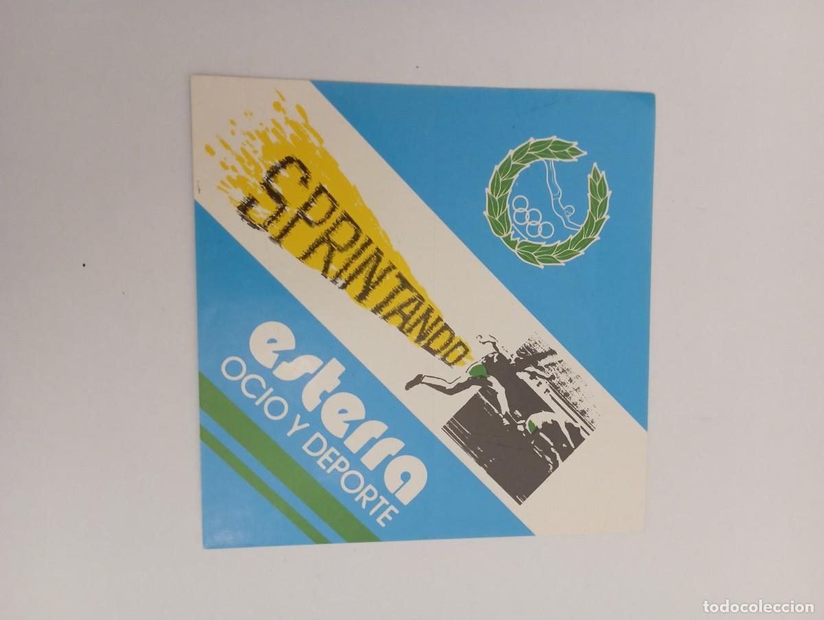 Adesivi di collezione: PEGATINA PROMOCIONAL SPRINTANDO OCIO Y DEPORTE ESTERRA A&Ntilde;OS 80