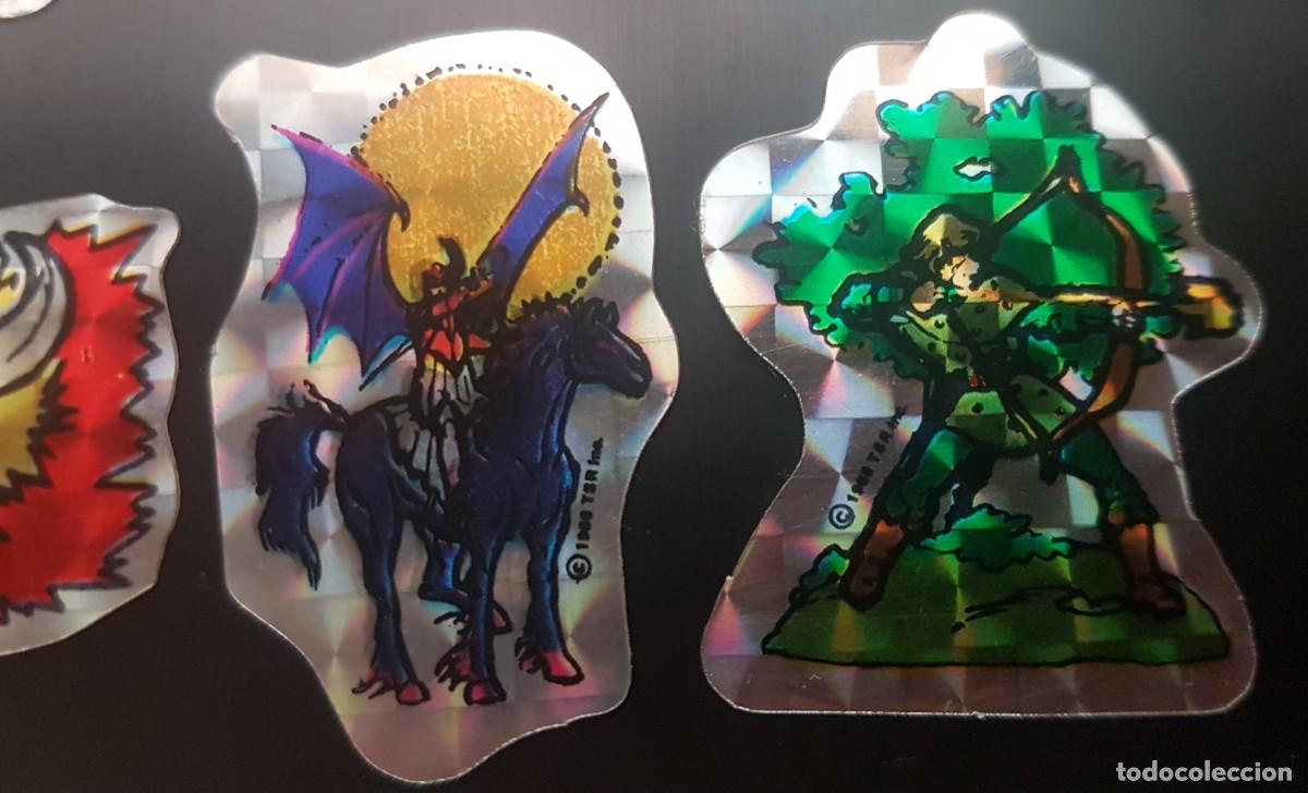 Pegatinas de colecci&oacute;n: 6 Pegatinas de DRAGONES Y MAZMORRAS - Foto 4