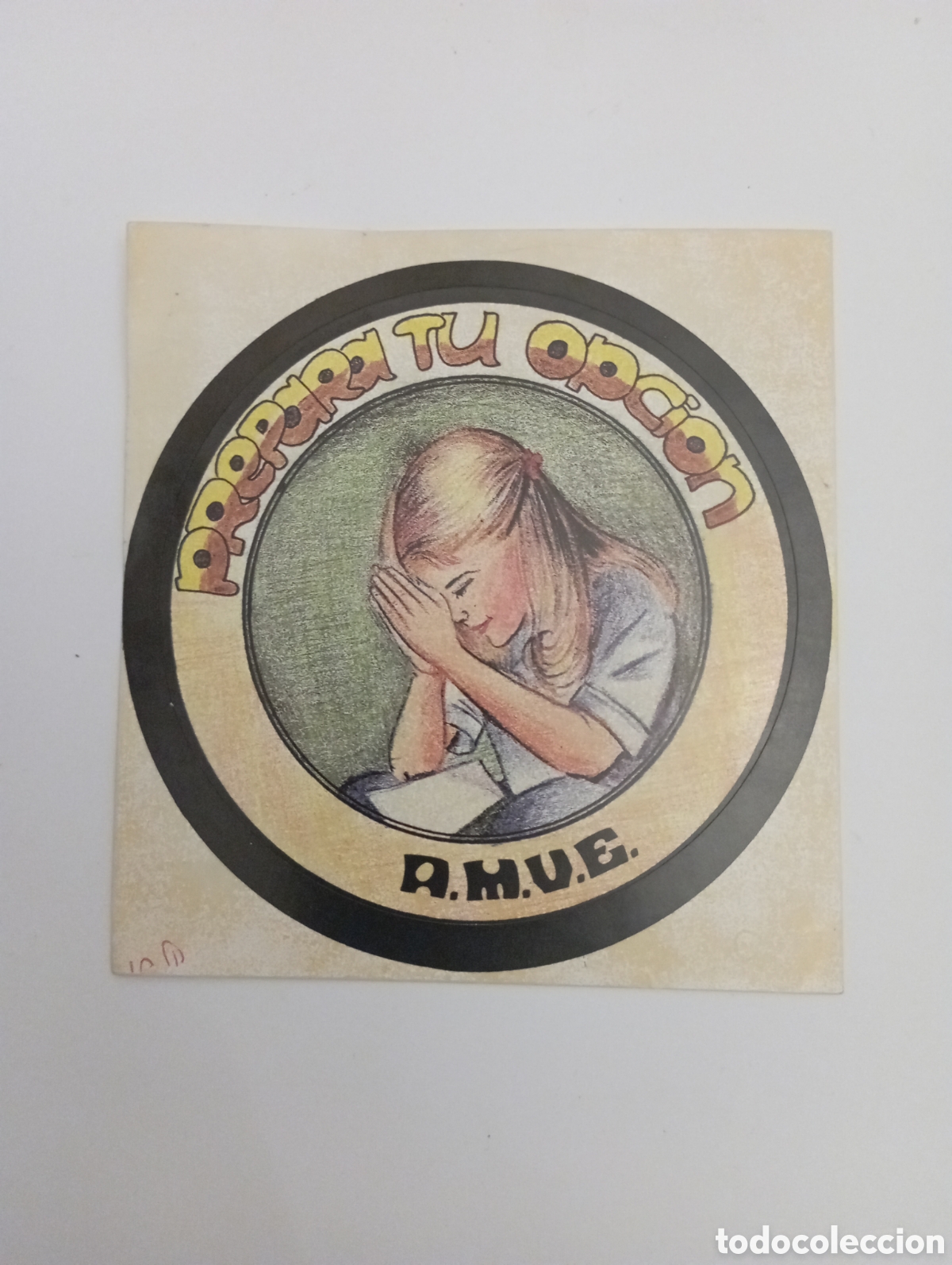 Adesivi di collezione: PEGATINA PROPAGANDA CRISTIANA CATOLICA A.M.U.E A&Ntilde;OS 80