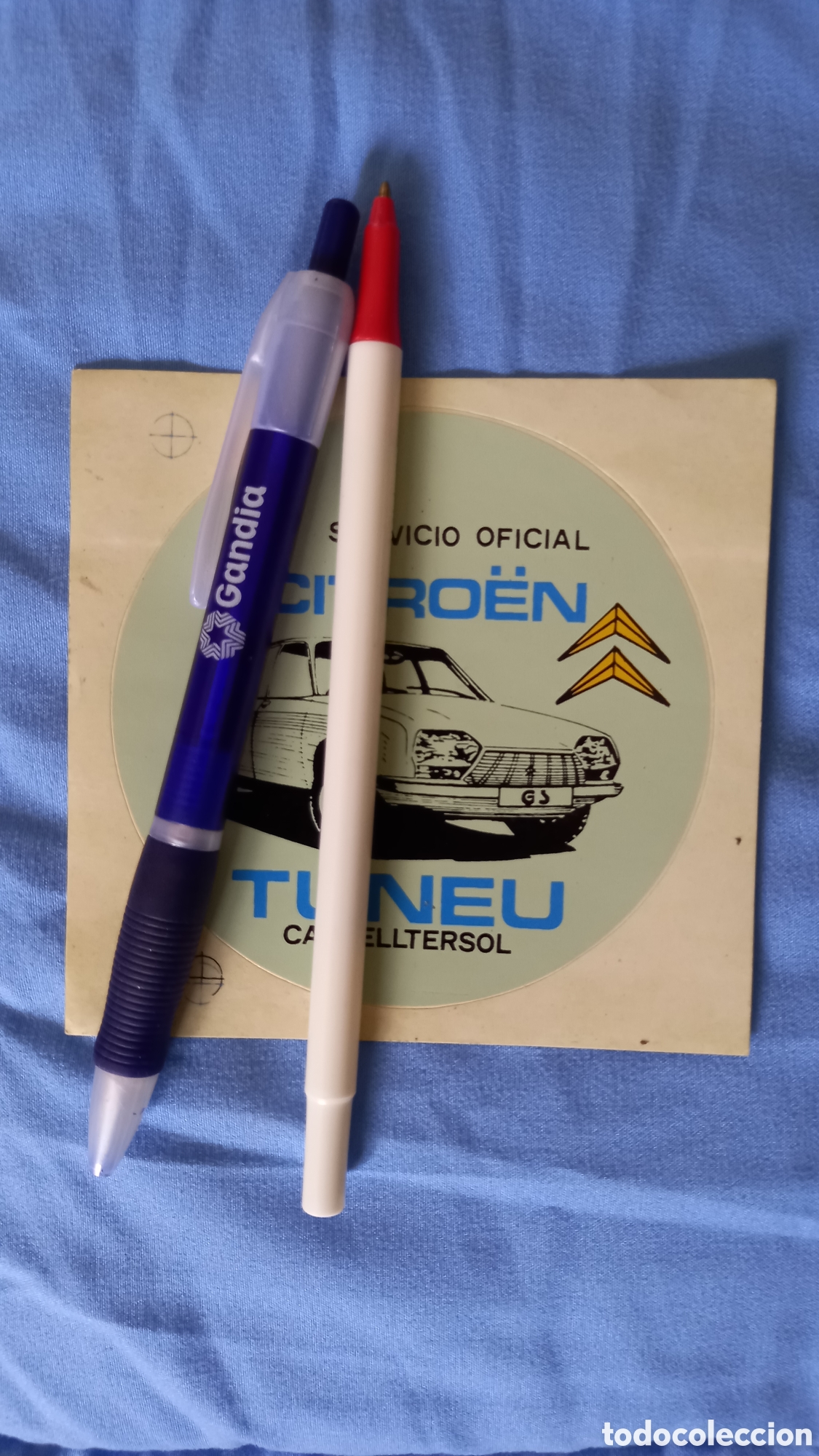 Pegatinas de colecci&oacute;n: Pegatina servicio oficial Citroen Gs Tuneu Castelltersol