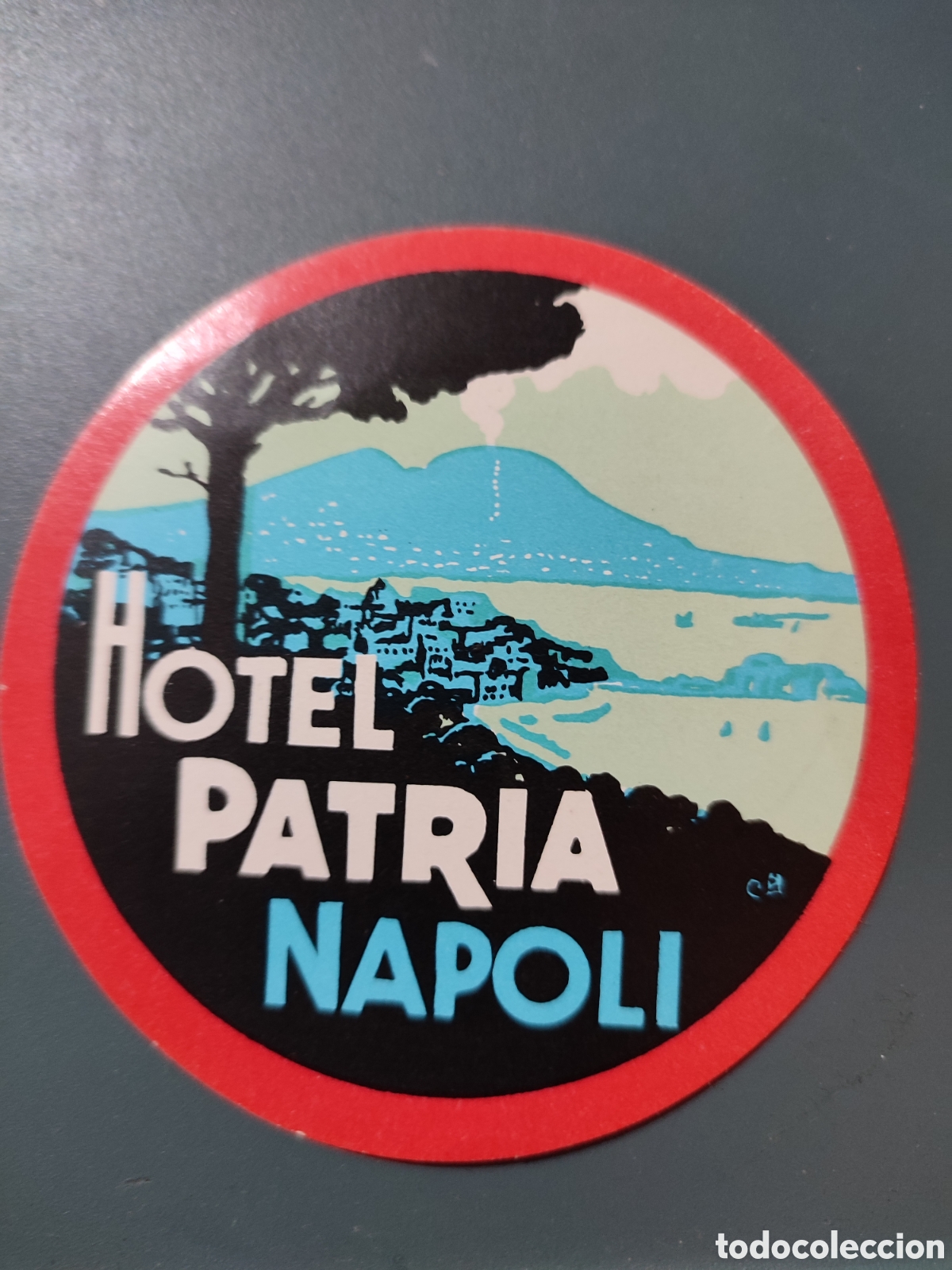 Pegatinas de colecci&oacute;n: Antigua pegatina de Hotel Patria N&aacute;poles