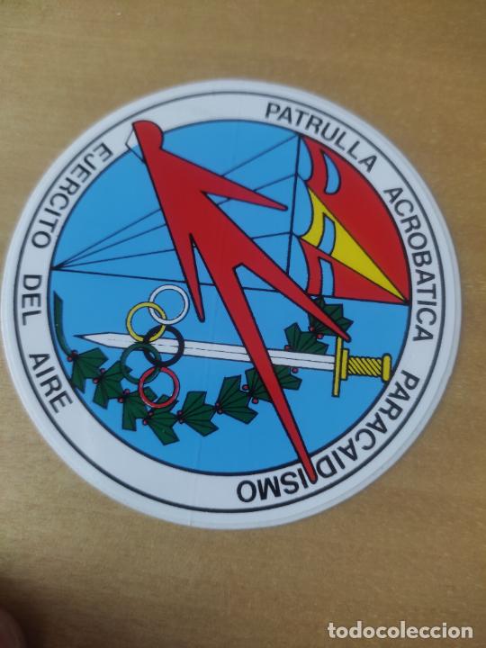 Pegatinas de colecci&oacute;n: PATRULLA ACROBATICA PARACAIDISMO * ADHESIVO PEGATINA 9 CM ALTO MILITAR AVIACION EJERCITO AIRE