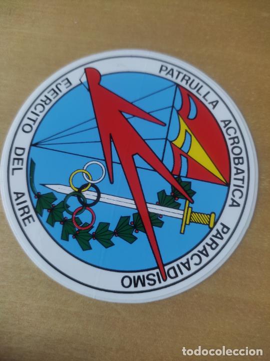 Pegatinas de colecci&oacute;n: PATRULLA ACROBATICA PARACAIDISMO ADHESIVO PEGATINA 9 CM ALTO MILITAR AVIACION EJERCITO AIRE